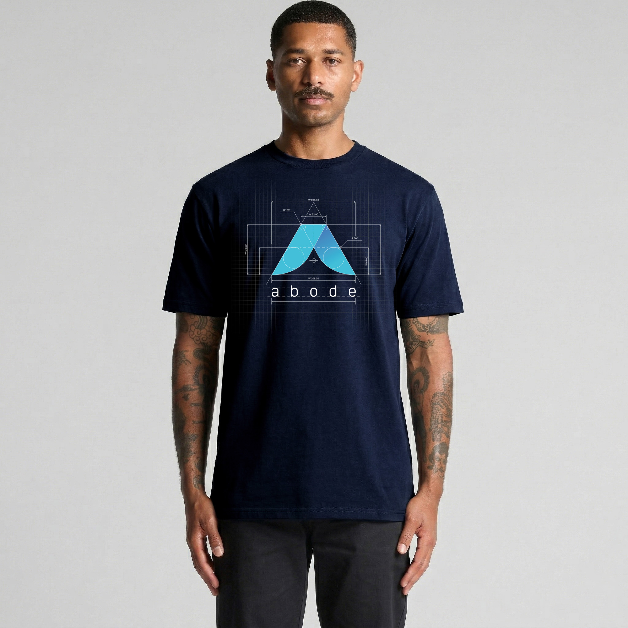 Abode shirt design mockup 3